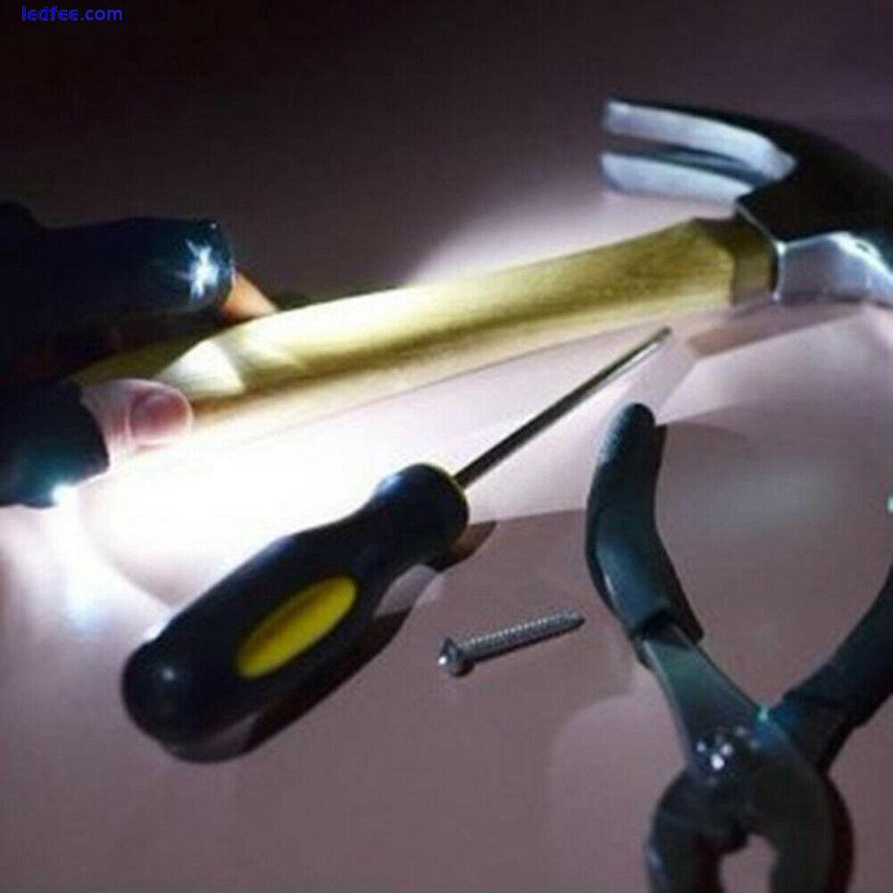 Finger Glove LED Light Flashlight Gloves Outdoor Gear Rescue Night Fishing Lamp 3 