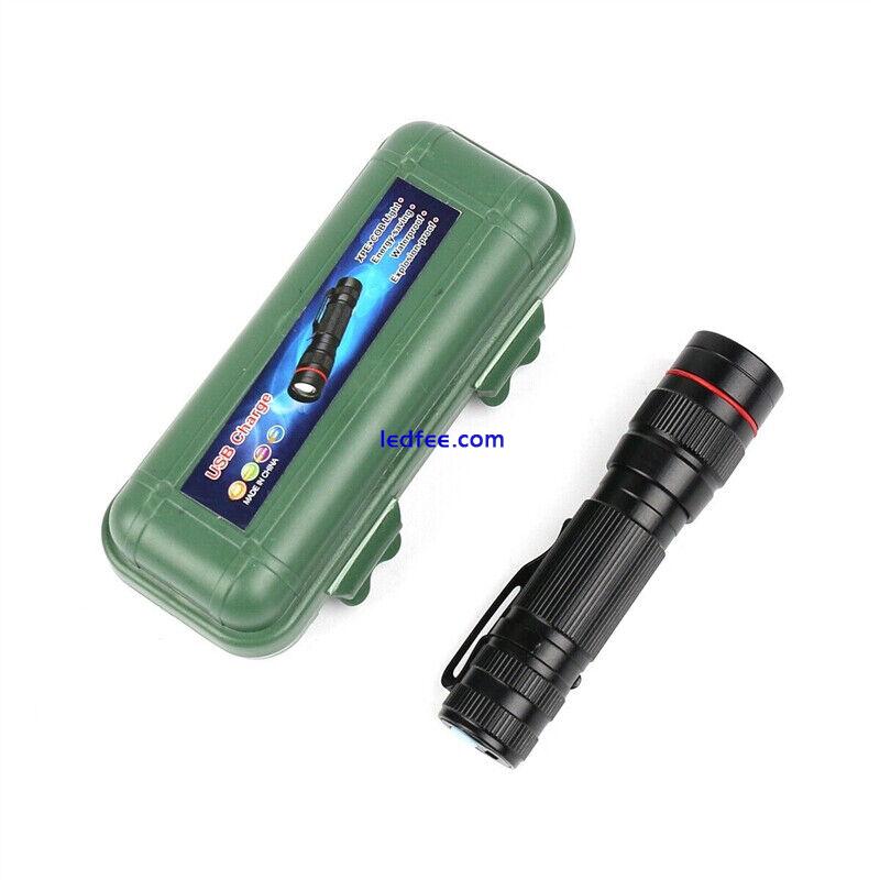 9900000LM Rechargeable LED Flashlight Tactical Super Bright Torch Camping w/Box 1 