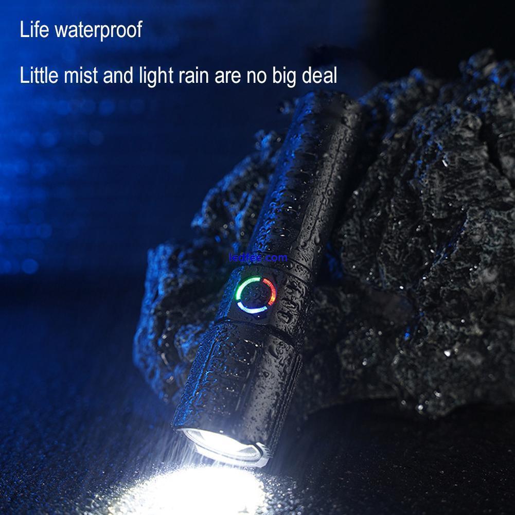 Super Bright LED Tactical Flashlight Work Lights USB-Rechargeable· 2 