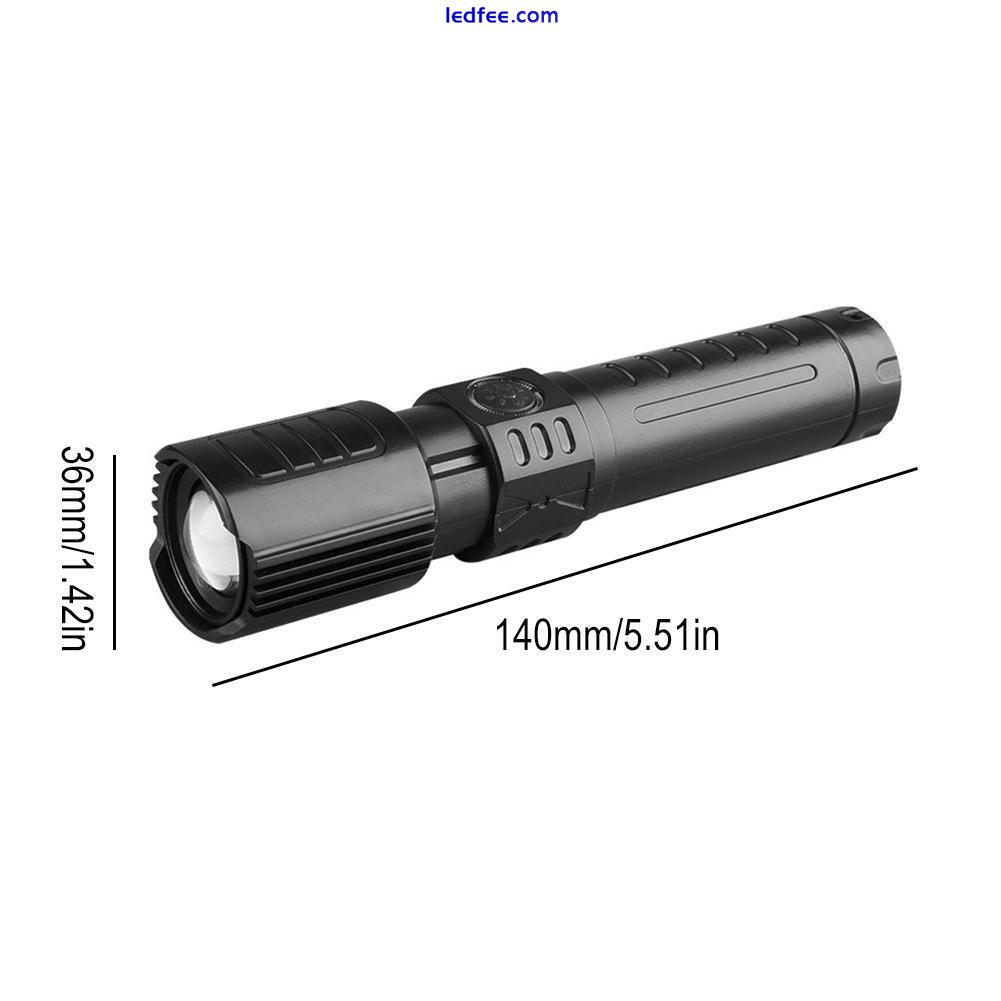 Super Bright LED Tactical Flashlight Work Lights USB-Rechargeable· 1 