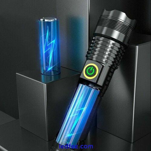 New Rechargeable 1000000 lumens P70 most powerful LED Flashlight USB Zoom torch 0 
