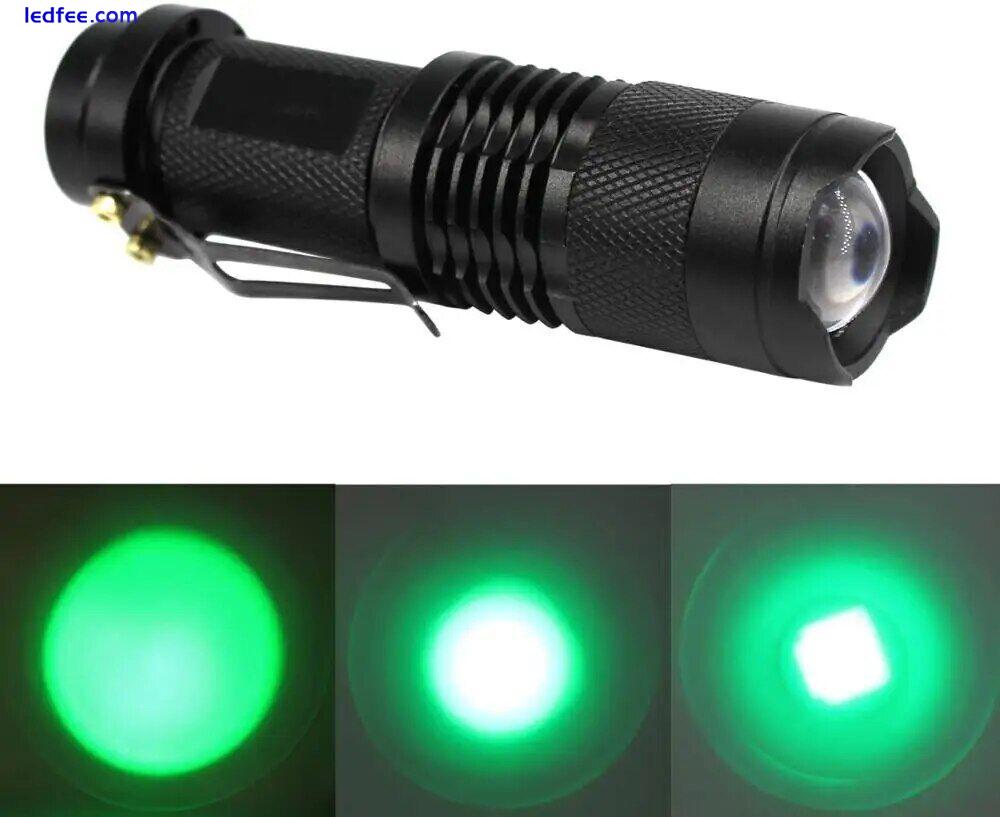Multifunktions Tragbare  LED Taschenlampe Grün/blau/rot Taktische Taschenlampe 0 