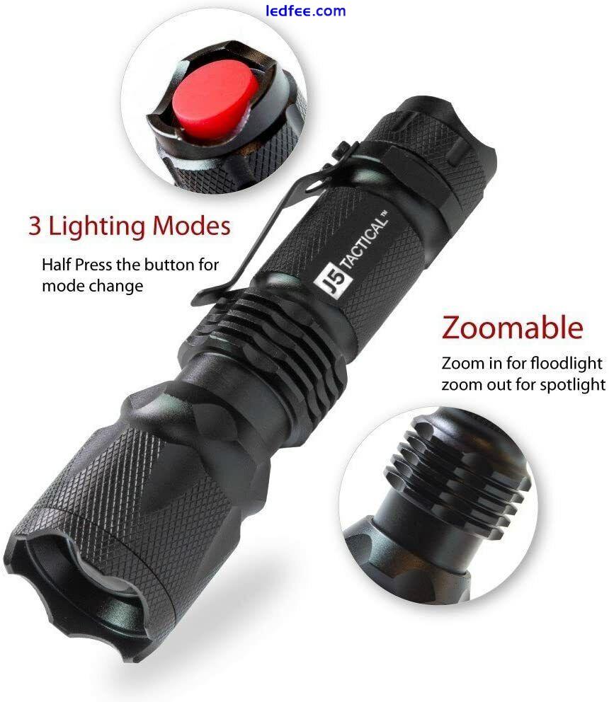 LED Flashlight J5 Tactical V1 Pro - Blinding Bright **AUTHORIZED DEALER 0 