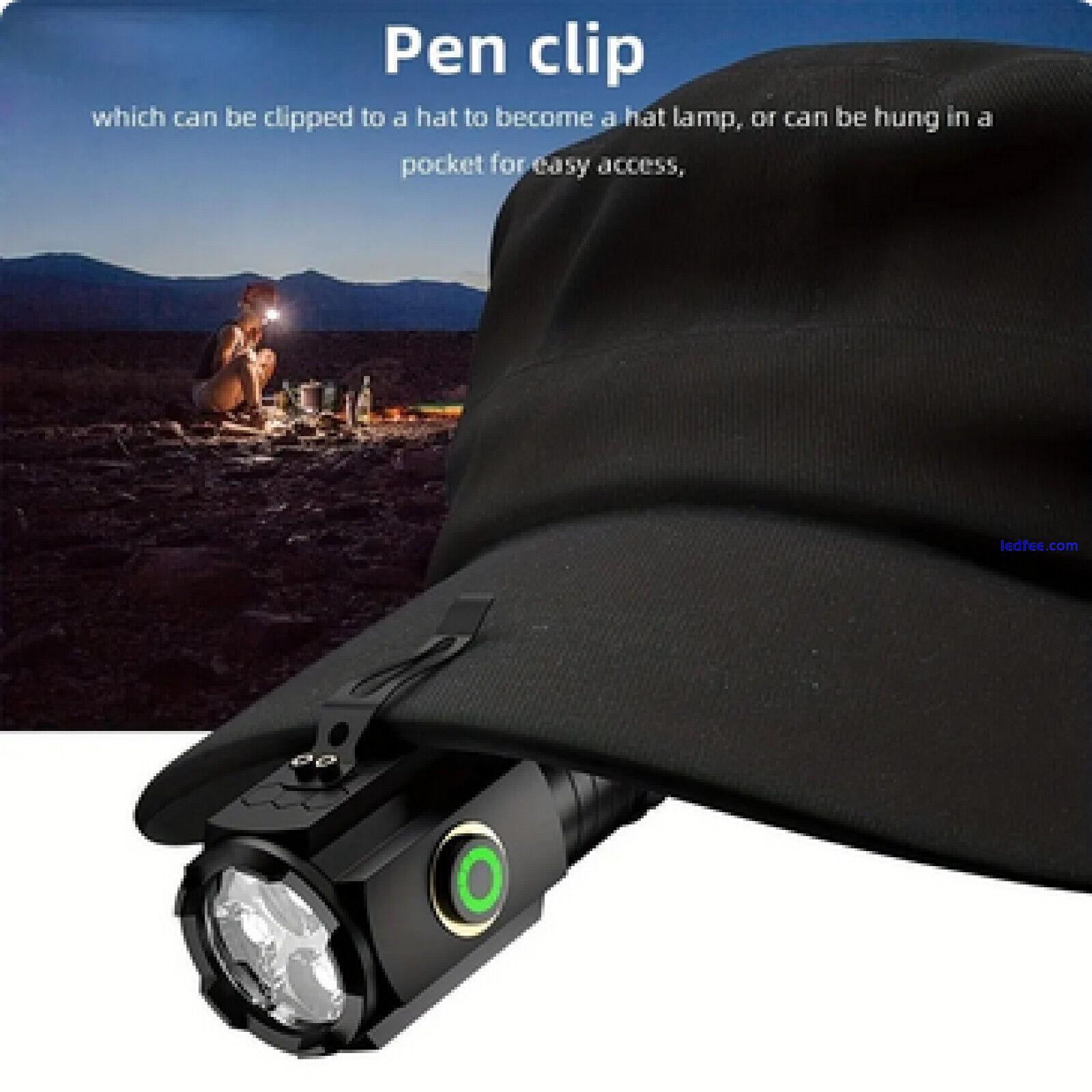 P35 High Power Led Flashlights MINI Torch with 3 LED and Tail Magnet 1 