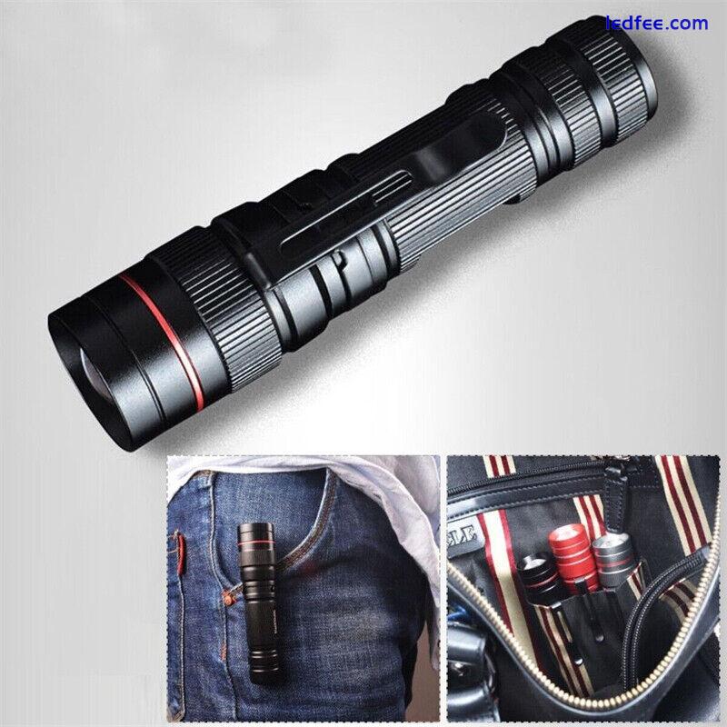 1200000LM Rechargeable LED Flashlight Super Bright Box Torch Tactical Work Light 5 