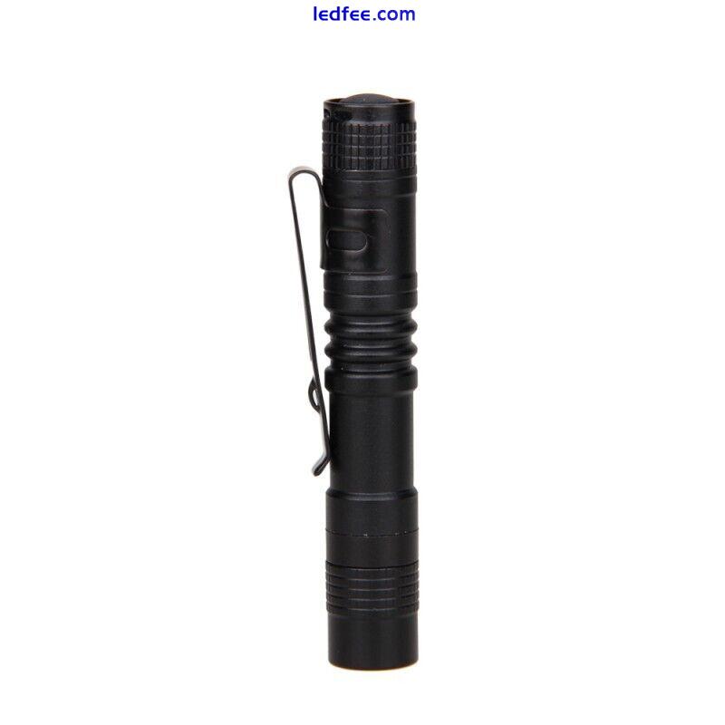 500LM XPE-R3 LED Lamp Clip Mini Penlight Handheld Flashlight AAA Torch Light US 3 