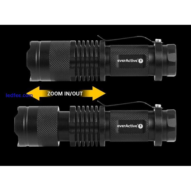 everActive Bullet FL-180 Flashlight LED CREE XP-E2 3W Torch Light 200 lumen 2 