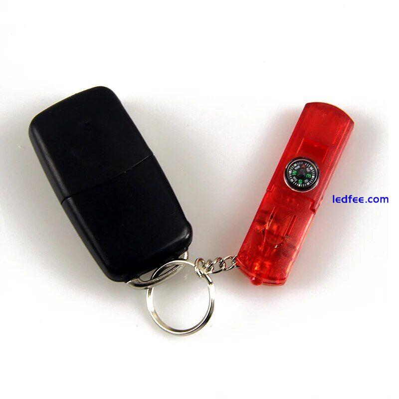 Schlüsselanhänger Led Taschenlampe Tasche Rotlicht Fackel Outdoor Überleben 3 