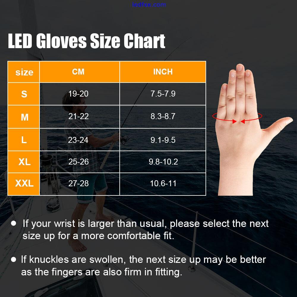 Cycling Non-slip Half Finger Gloves LED Flashlight Sports Bicycle Sports Gloves 5 