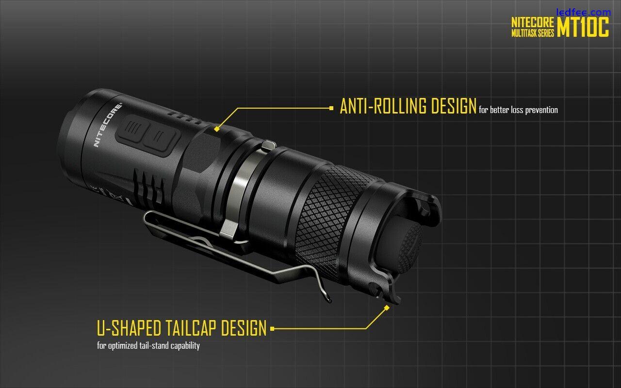 New Nitecore MT10C 920 Lumens LED Flashlight Torch 5 