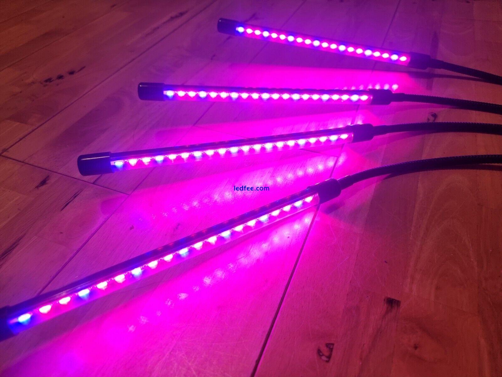 Led Grow Lights for Indoor Plants Full Spectrum Auto On Off With 3/6/12H Timer 9 4 