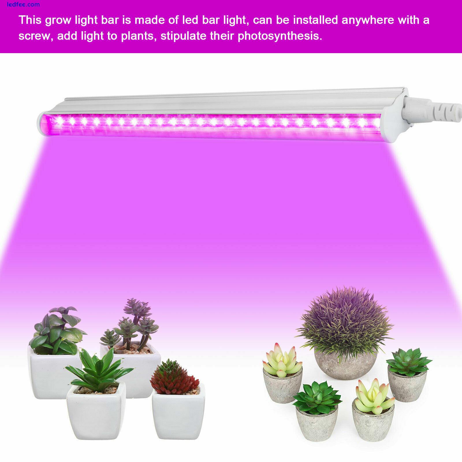 T5 LED Grow Light Tube Strip Full Spectrum Lamp for Indoor Plant Flower Veg Grow 1 