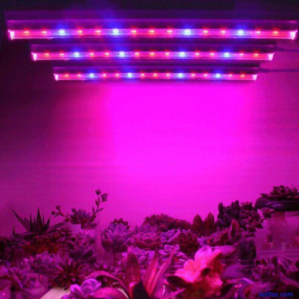 T5 LED Grow Light Tube Strip Full Spectrum Lamp for Indoor Plant Flower Veg Grow 0 
