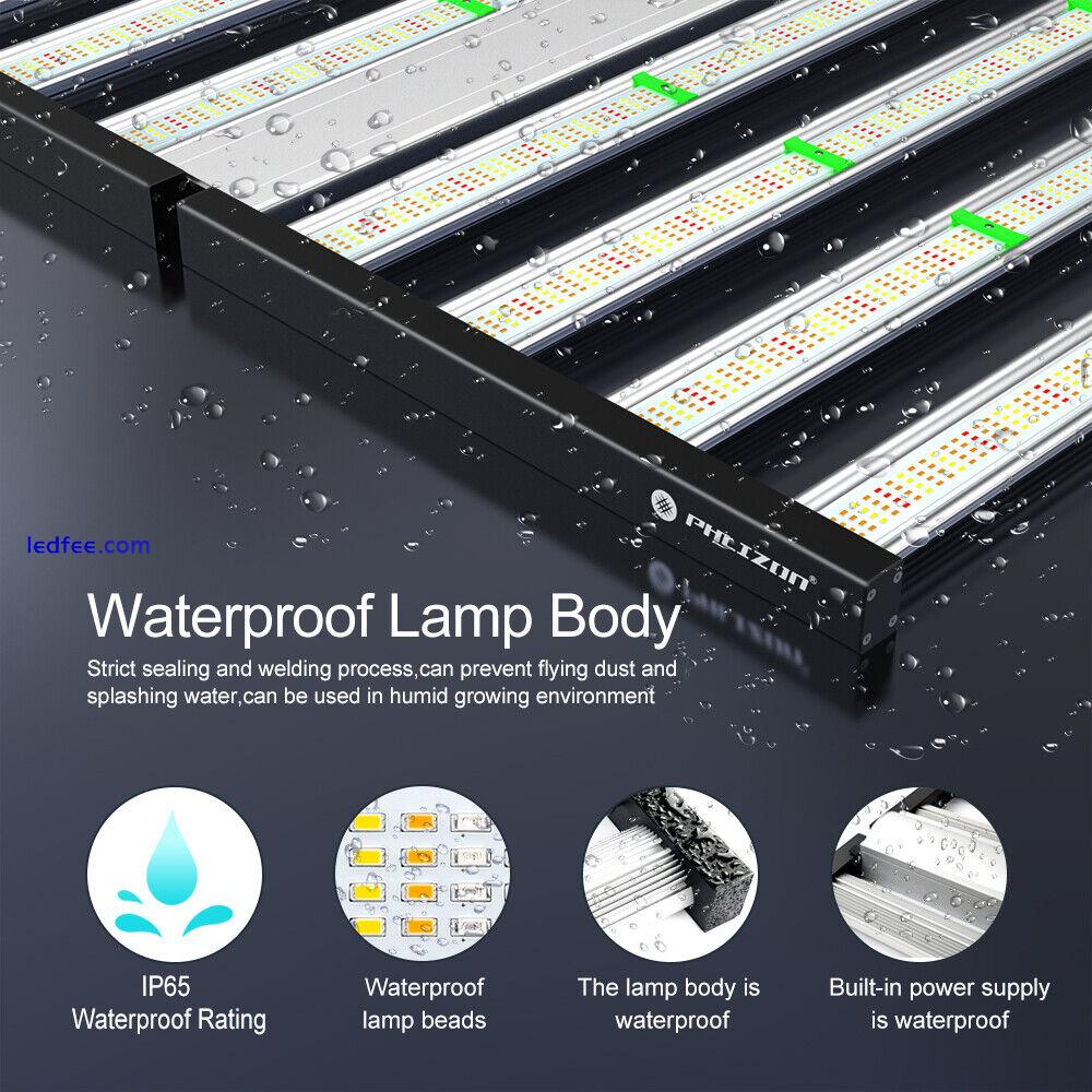 PHLIZON 720W Full-spectrum Dimmable LED Grow Light Samsung Indoor Commercial Bar 3 