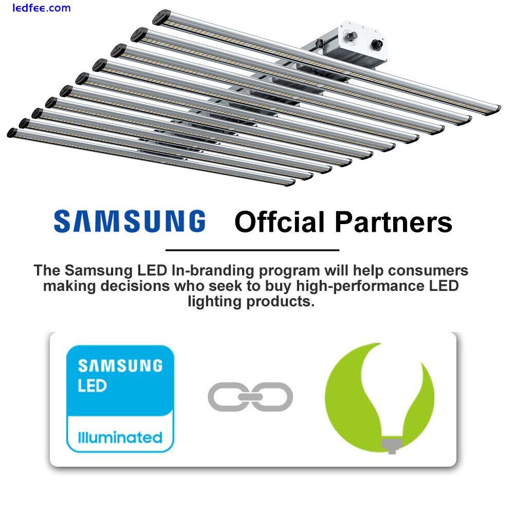 BAR-8000W Spider Samsung LED Grow Light Full Spectrum Commercial Lamp Veg Flower 0 