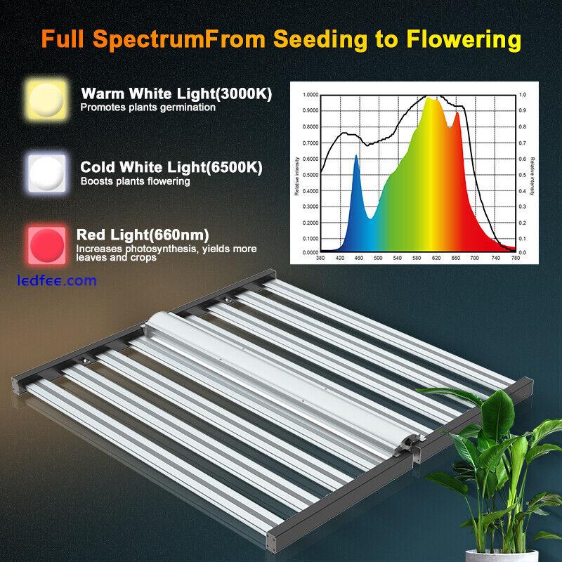 1000W 640W PRO LED Hydroponics Grow Light Full Spectrum Commercial Samsung Lamp 3 