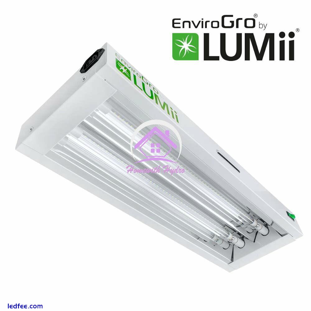 LUMii EnviroGro TLED Propagation LED Grow Tent Light Hydroponics 2 or 4 Tube  5 