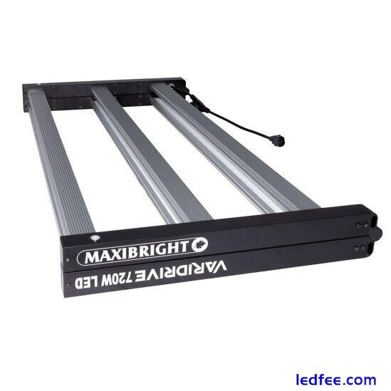 MAXIBRIGHT VARIDRIVE 720w LED 6 Bar Fixture Grow Light Hydroponic Full Spectrum 0 