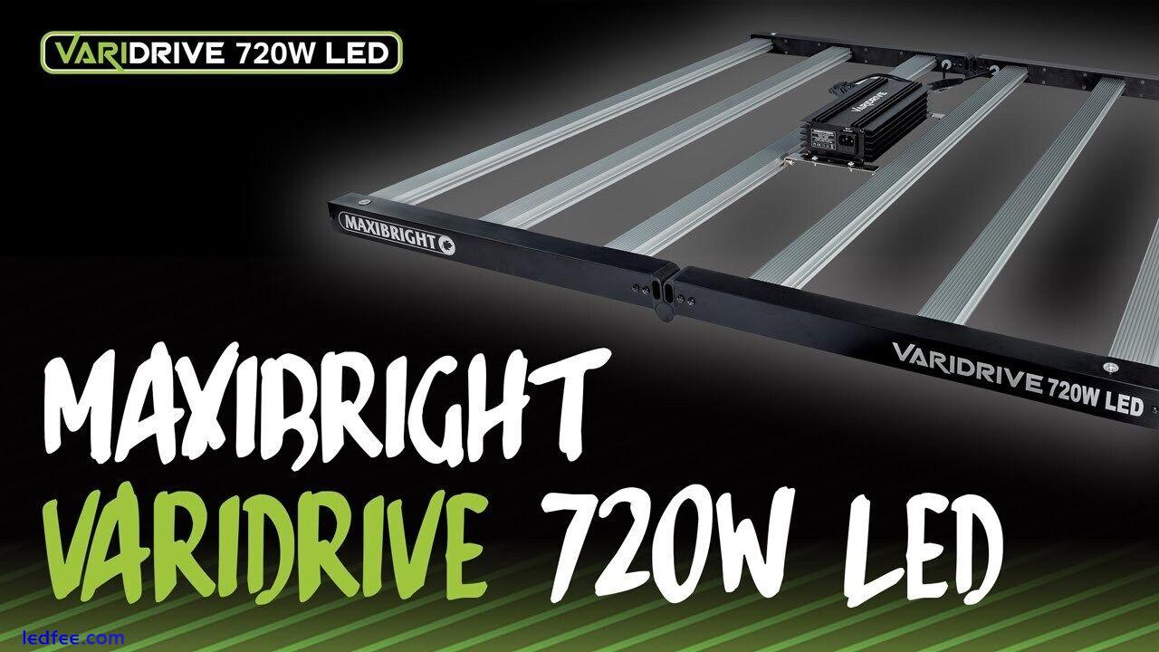 MAXIBRIGHT VARIDRIVE 720w LED 6 Bar Fixture Grow Light Hydroponic Full Spectrum 1 