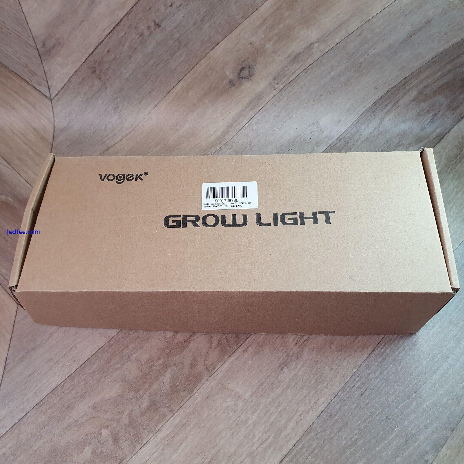 Vogek SP312 Black Plant LED Grow Lamp Light with Timer Hydroponics Plants Clip 0 
