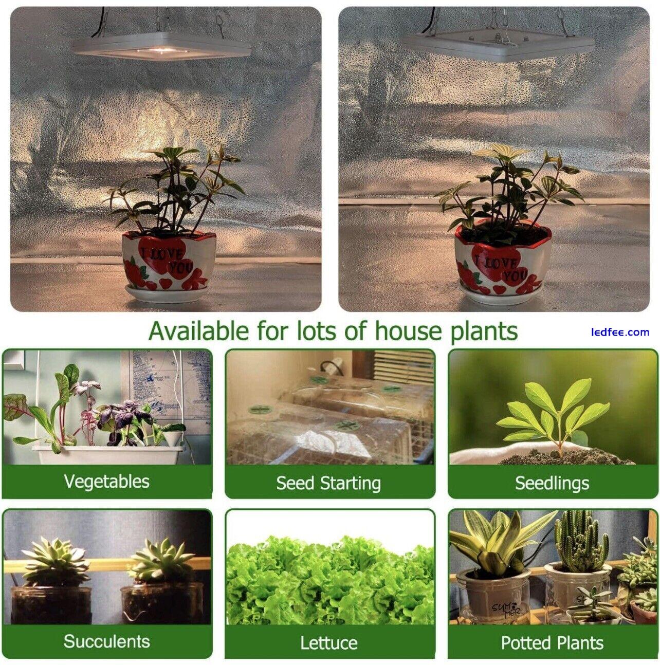 Single Pack LED Plant Light, Grow Lights Indoor Plants, 20x20cm Hydroponics ￼ 2 