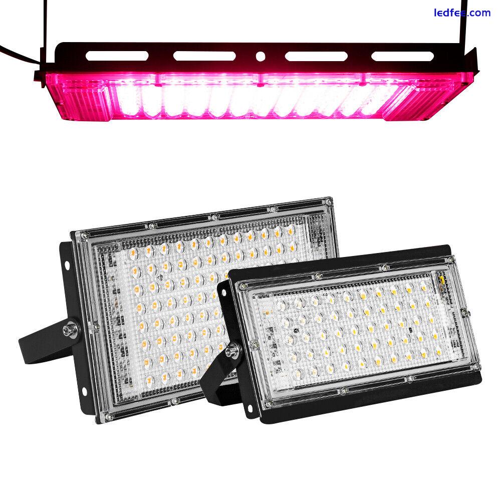 50W 100W LED Full Spectrum Plant Grow Light Spot Grow Lamp for Seeding Growing 0 