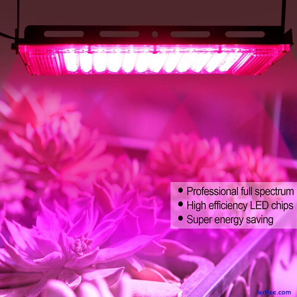 100W LED Grow Light Panel Full Spectrum Plant Lamp for Hydroponic Veg Flowers 1 