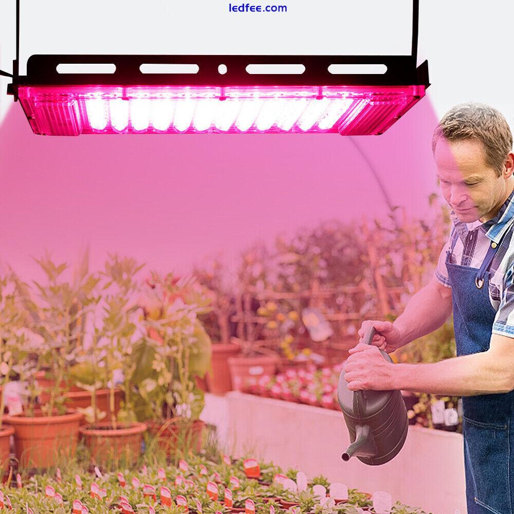 100W LED Grow Light Panel Full Spectrum Plant Lamp for Hydroponic Veg Flowers 2 
