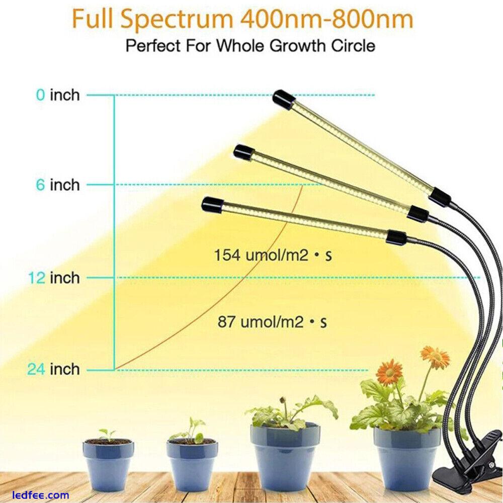 Sunlike LED Grow Light USB 5V Plant Growing Lamp Light Timer Plants Hydroponics 1 