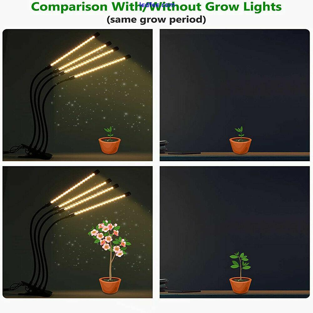 Sunlike LED Grow Light USB 5V Plant Growing Lamp Light Timer Plants Hydroponics 2 