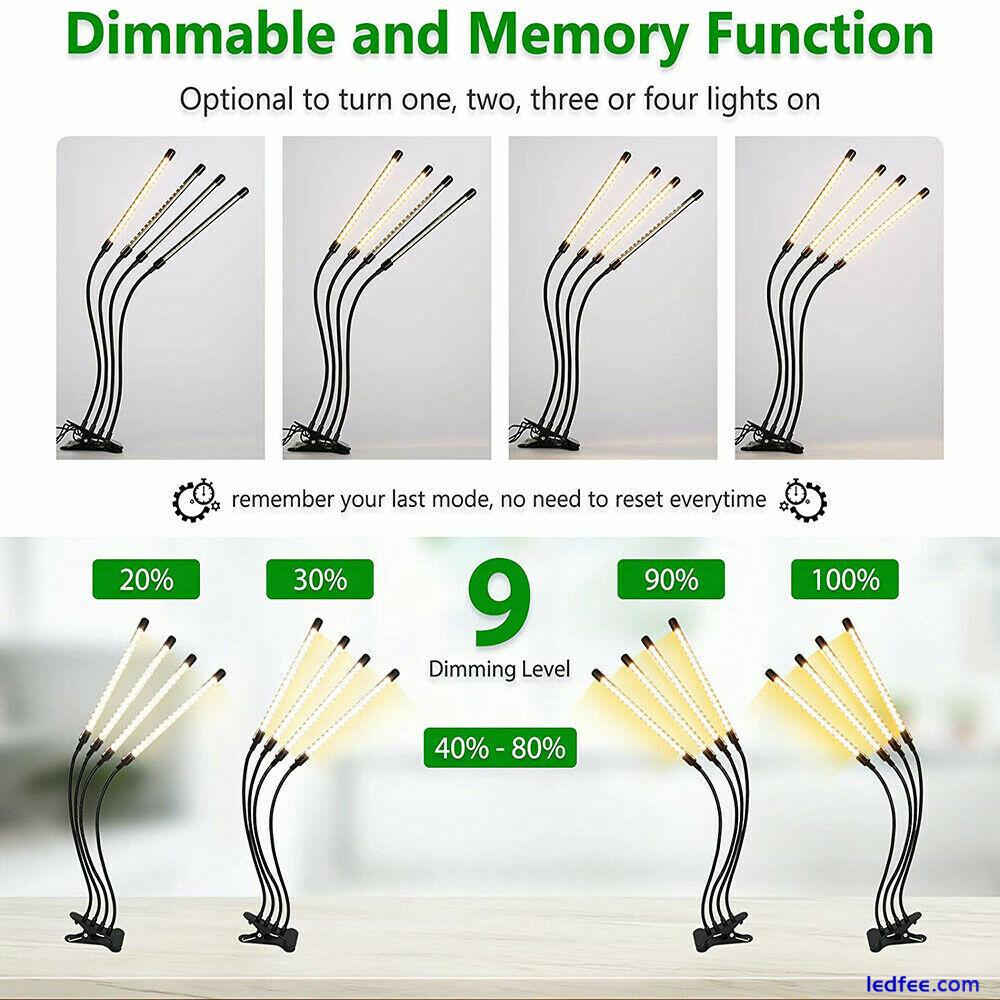 Sunlike LED Grow Light USB 5V Plant Growing Lamp Light Timer Plants Hydroponics 5 