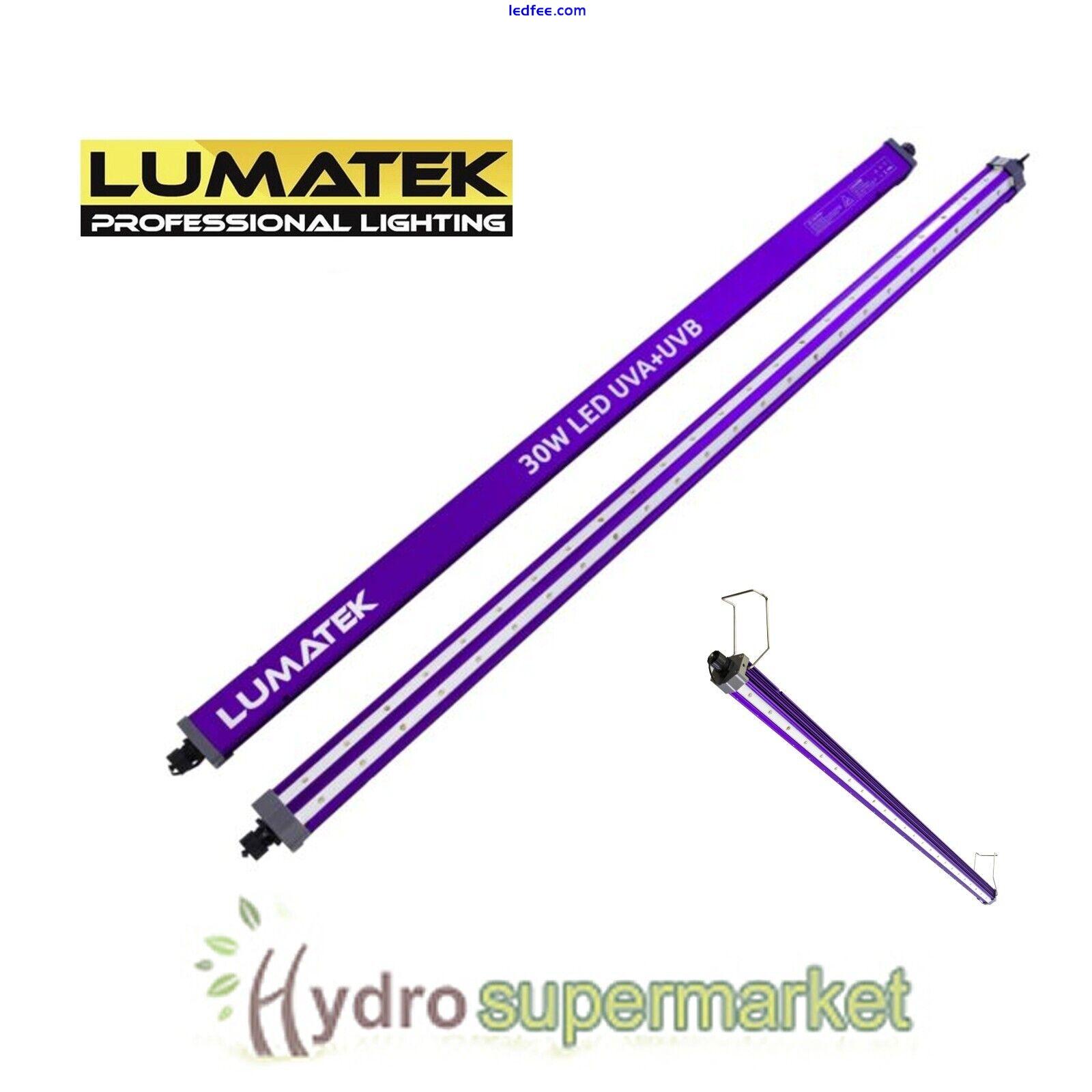 LUMATEK 30W UV LED LIGHT BAR, SUPPLEMENTAL LIGHTING, GROW ROOM, HYDROPONICS 1 