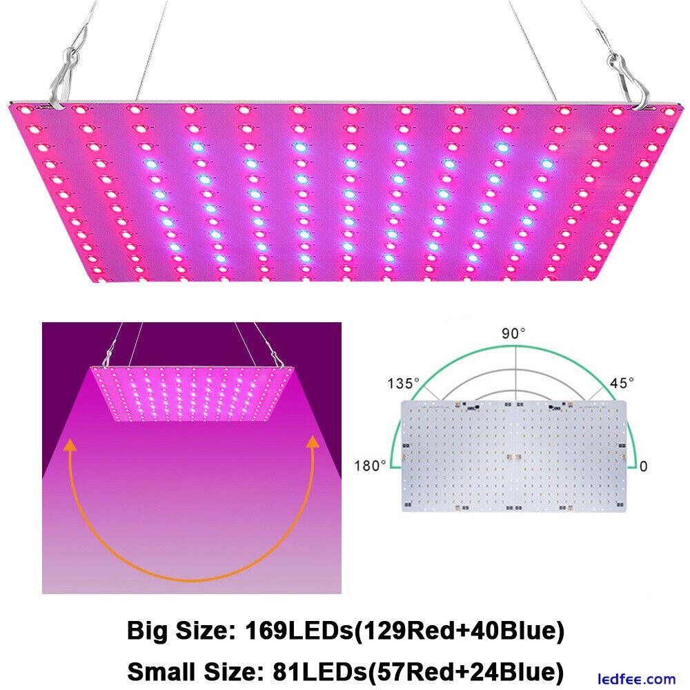 LED Grow Light Kit Full Spectrum Lamp For Panel Indoor Veg Flower Plant UV/IR UK 2 