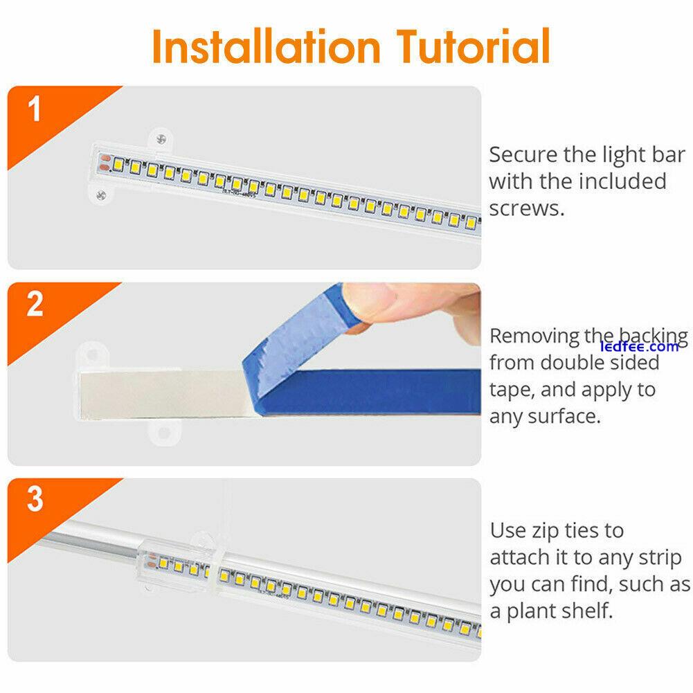 Sunlike Led Grow Light Auto ON&Off Full Spectrum Phyto Lamp Plants Growing Timer 5 