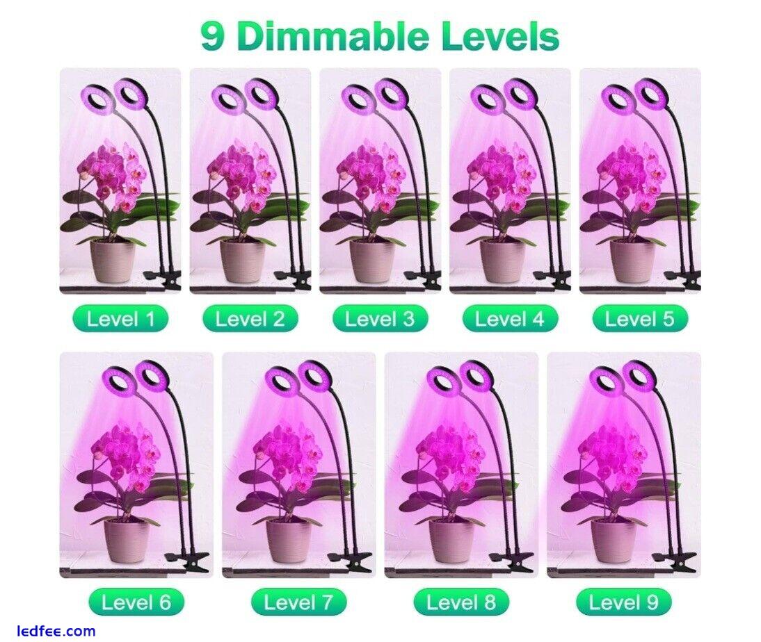 LED Grow Light, Full Spectrum Plant Grow Lights with 2 Adjustable Gooseneck... 1 