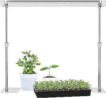  2ft LED Grow Light for Seed Starting with Stand, Indoor Grow Lights for  5 