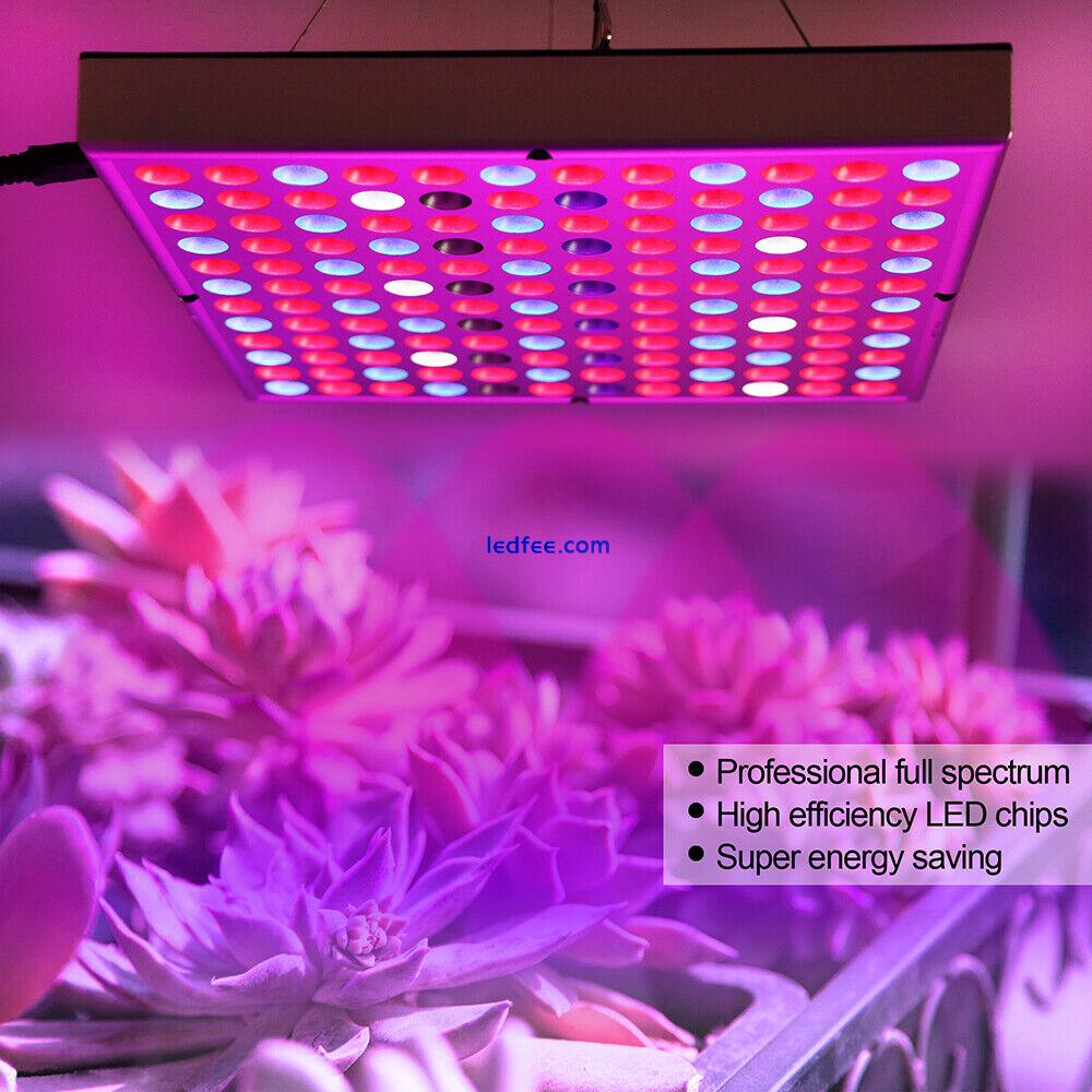 LED Grow Lamp Growing Light Hydroponic Plants Panel Indoor Veg Full Spectrum UK 2 