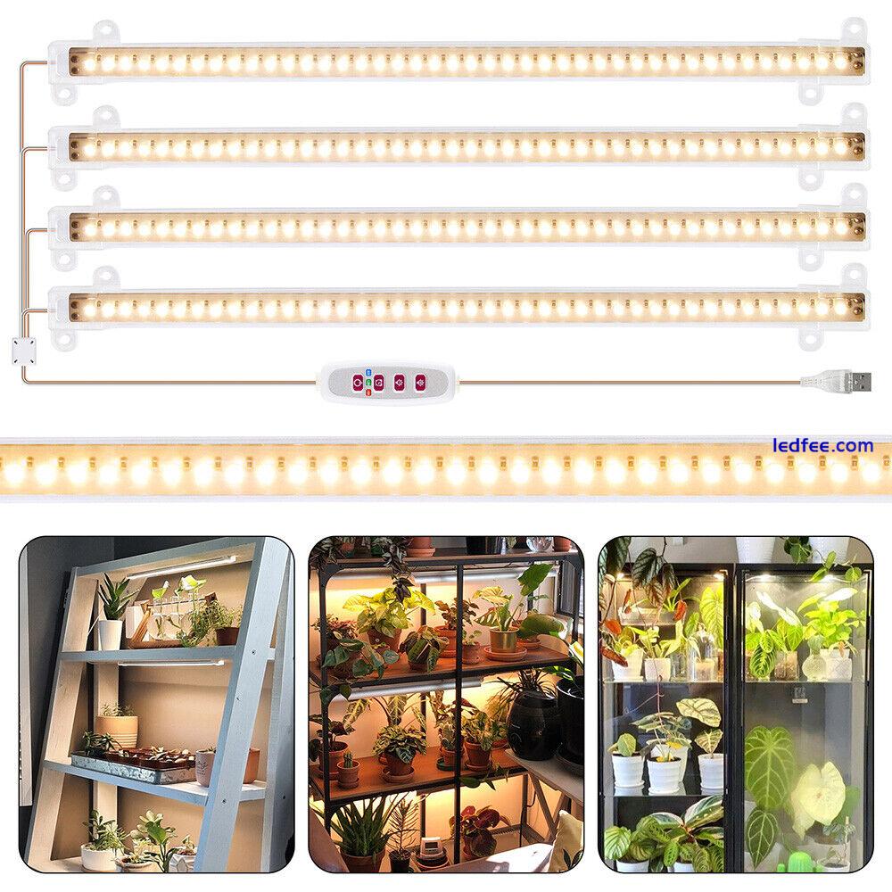 42-288 LEDs Grow Light Strip Bar Full Spectrum Plant Lamp For Indoor Flower Veg 4 