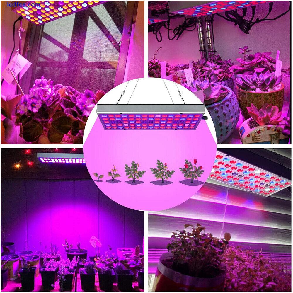 25W/45W LED Grow Lights Panel Lamp UV Full spectrum Hydroponic Plant Veg Flower 2 