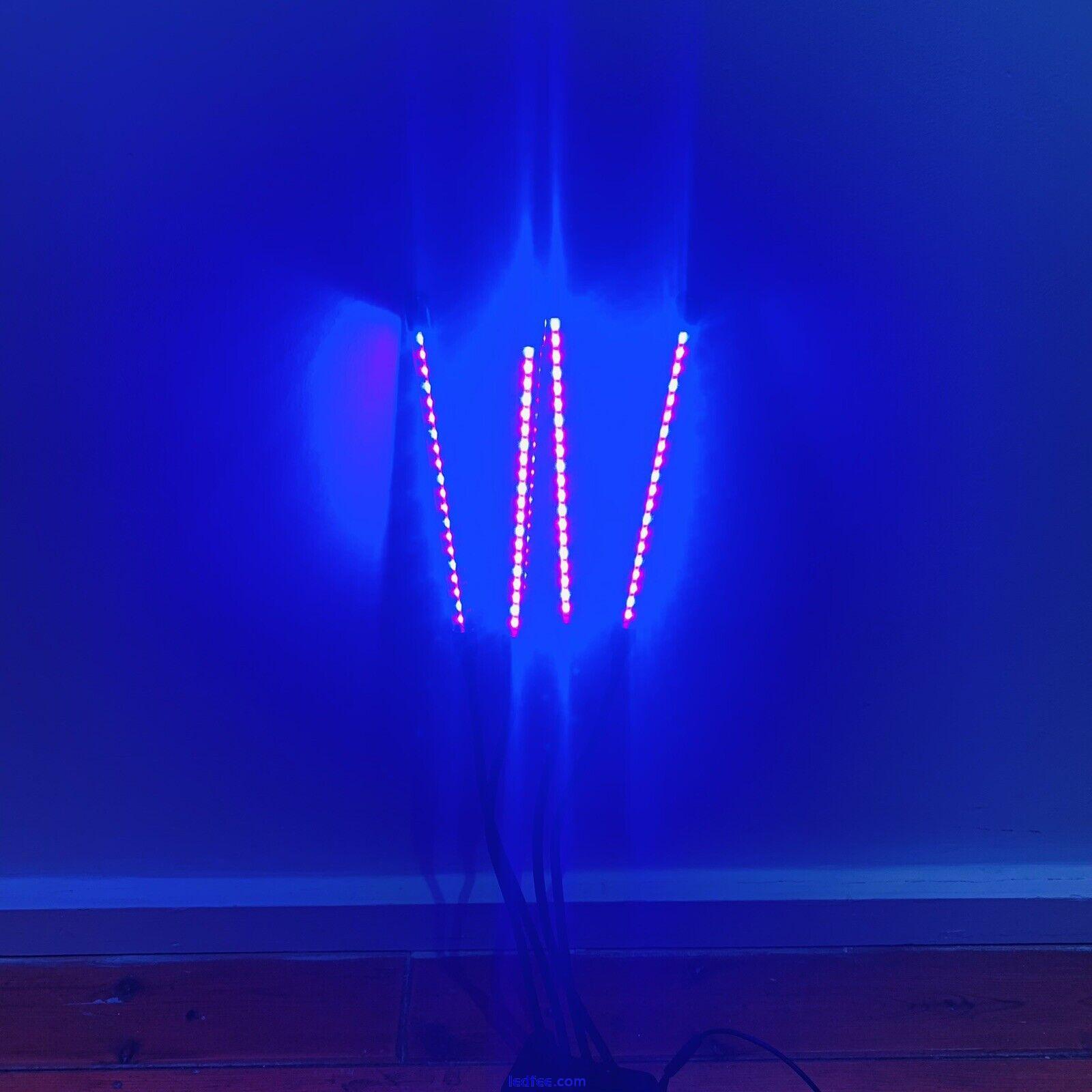 Timer Clip on Grow Lights 4 Heads LED Full Spectrum Plant Veg Growing Lamp 0 