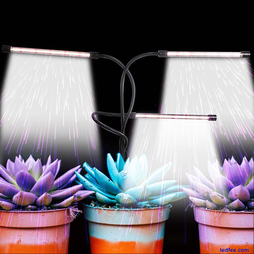 Daylight USB Tubes LED Plant Grow Light Indoor Seed Veg Flower Greenhouse Lamp 5 