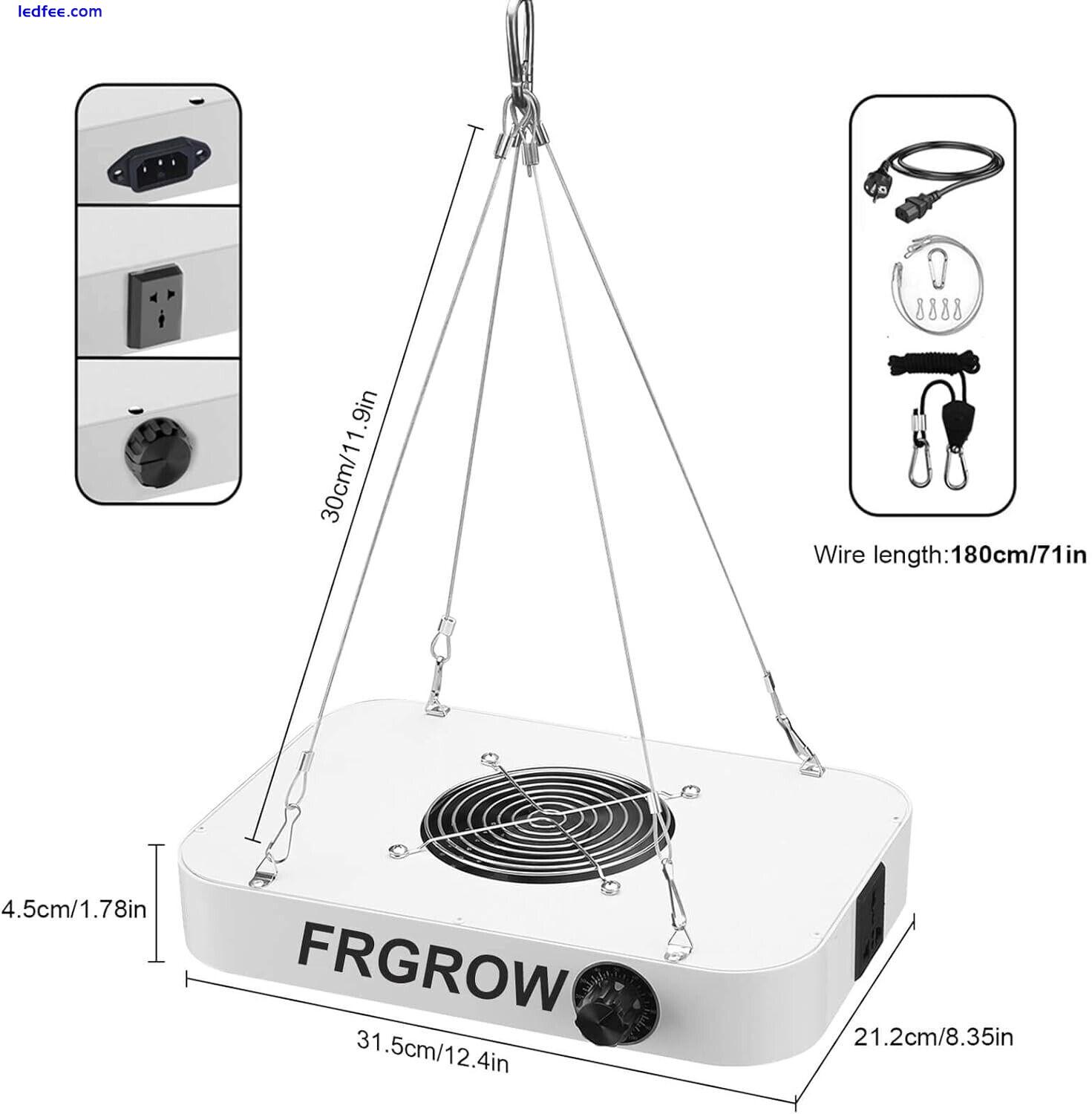 1000W Dimmable UV-IR Full Spectrum LED Grow Light with Daisy Chain 0 