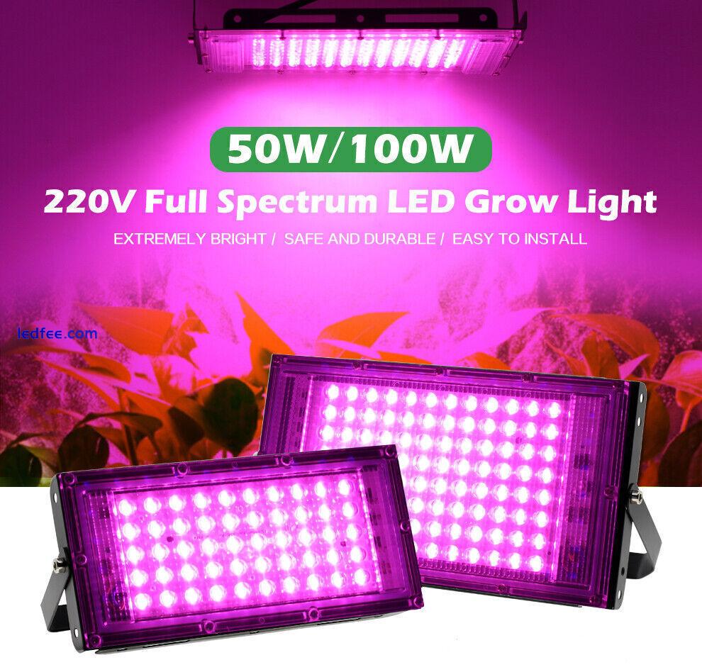 100W Full Spectrum AC220V LED Grow Light Bulb Lamp for Veg Bloom Indoor Plant 0 