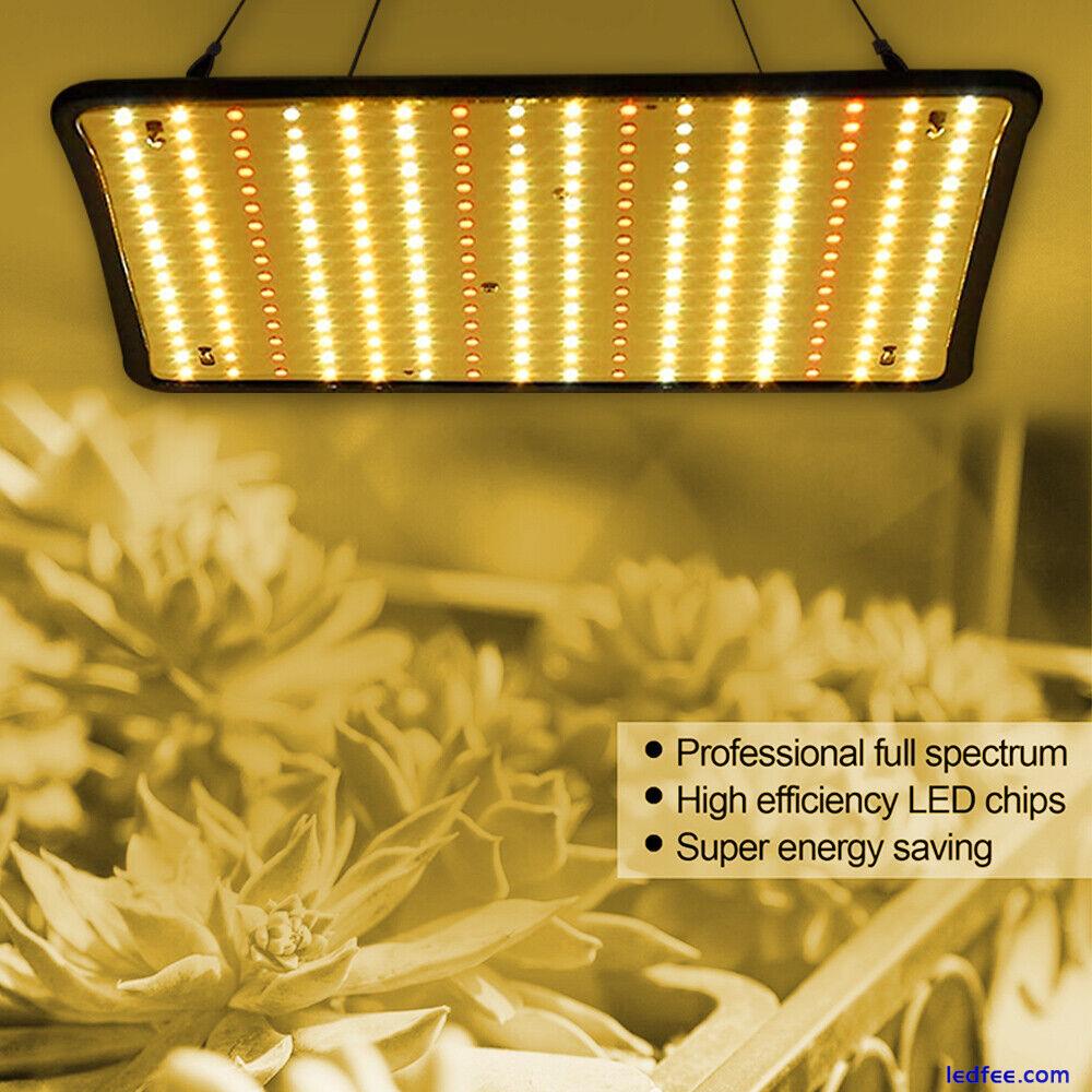 256LEDs 1000W AC85-240V LED Plant Grow Lights Panel Full Spectrum Phyto Lamps 4 