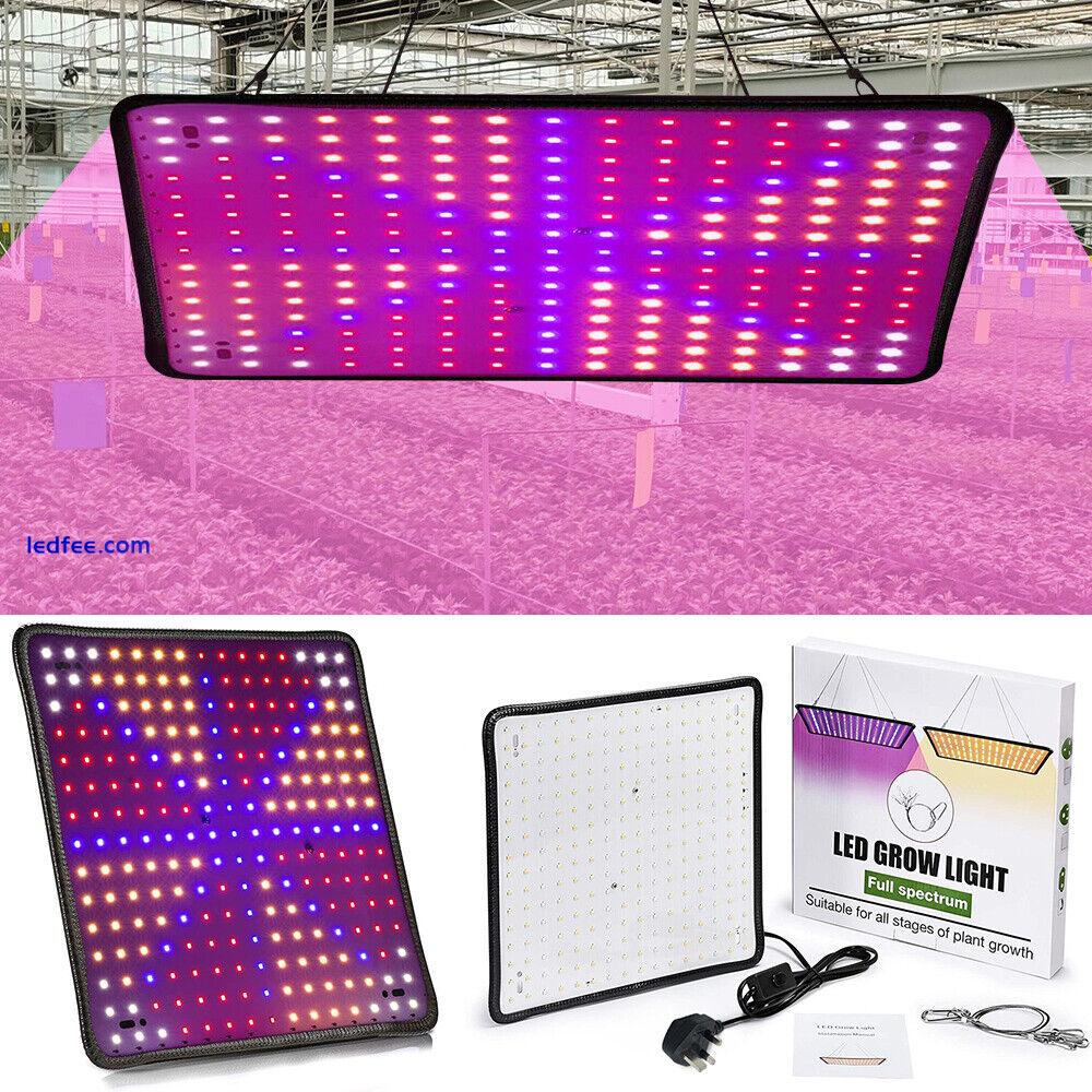 256LEDs 1000W AC85-240V LED Plant Grow Lights Panel Full Spectrum Phyto Lamps 2 