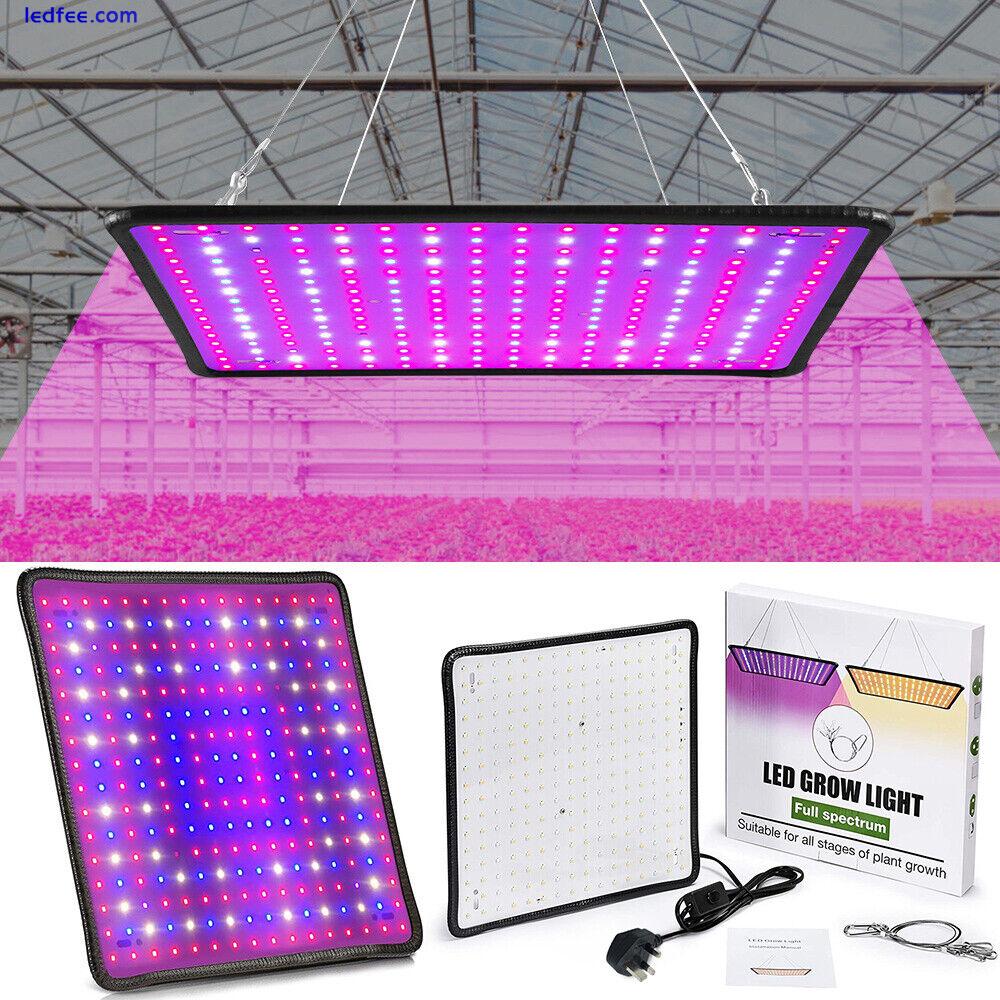 256LEDs 1000W AC85-240V LED Plant Grow Lights Panel Full Spectrum Phyto Lamps 0 