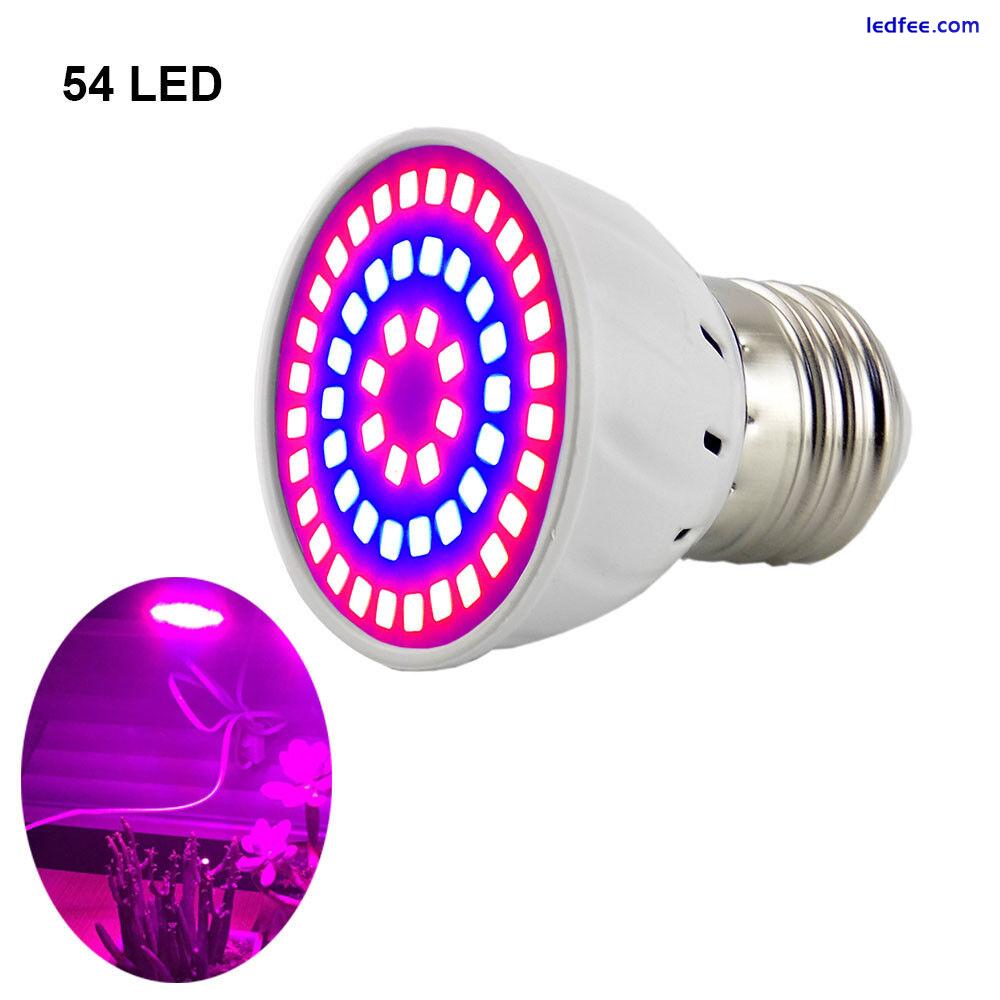 LED Plant Grow Light Lamp e27 Bulb Indoor Growing Lighting for Flower Vegetable 2 