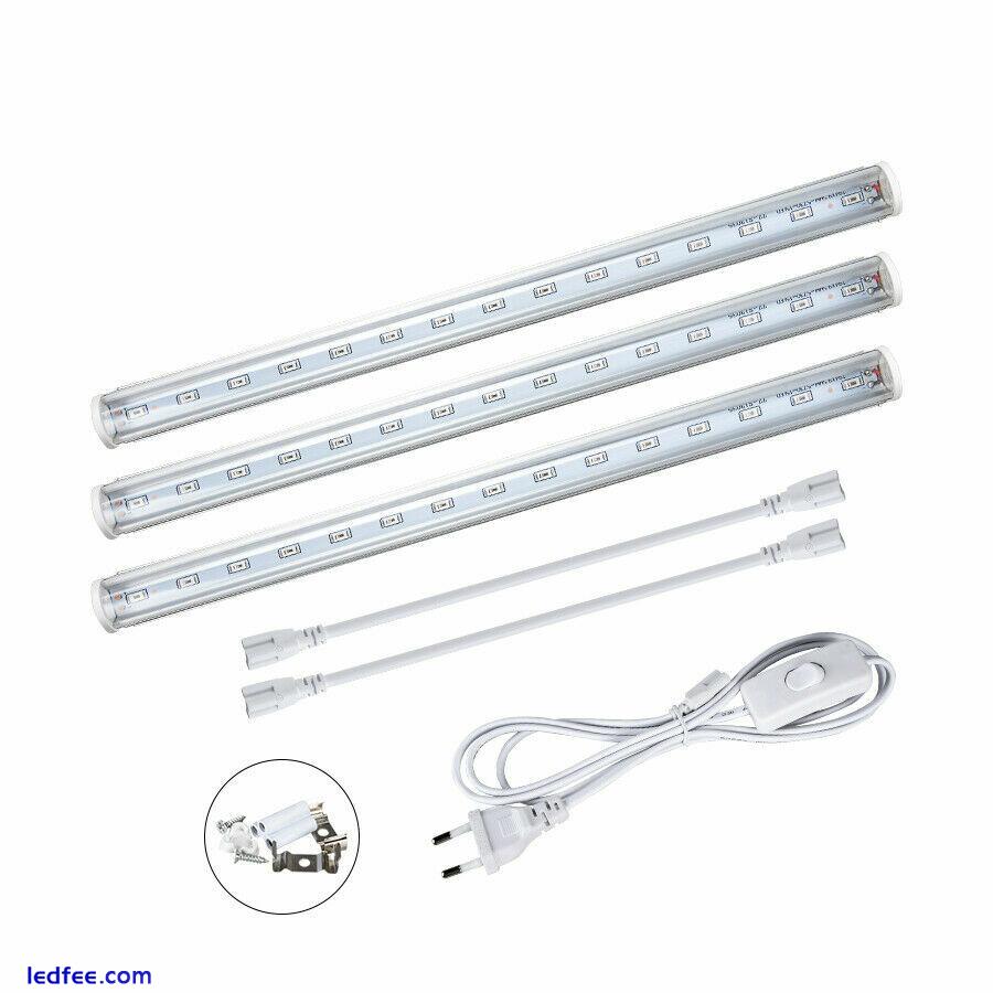 LED Grow Light Full Spectrum Hydro Veg Indoor Plant lamp T5 Tube Bulb Bar EU /US 5 