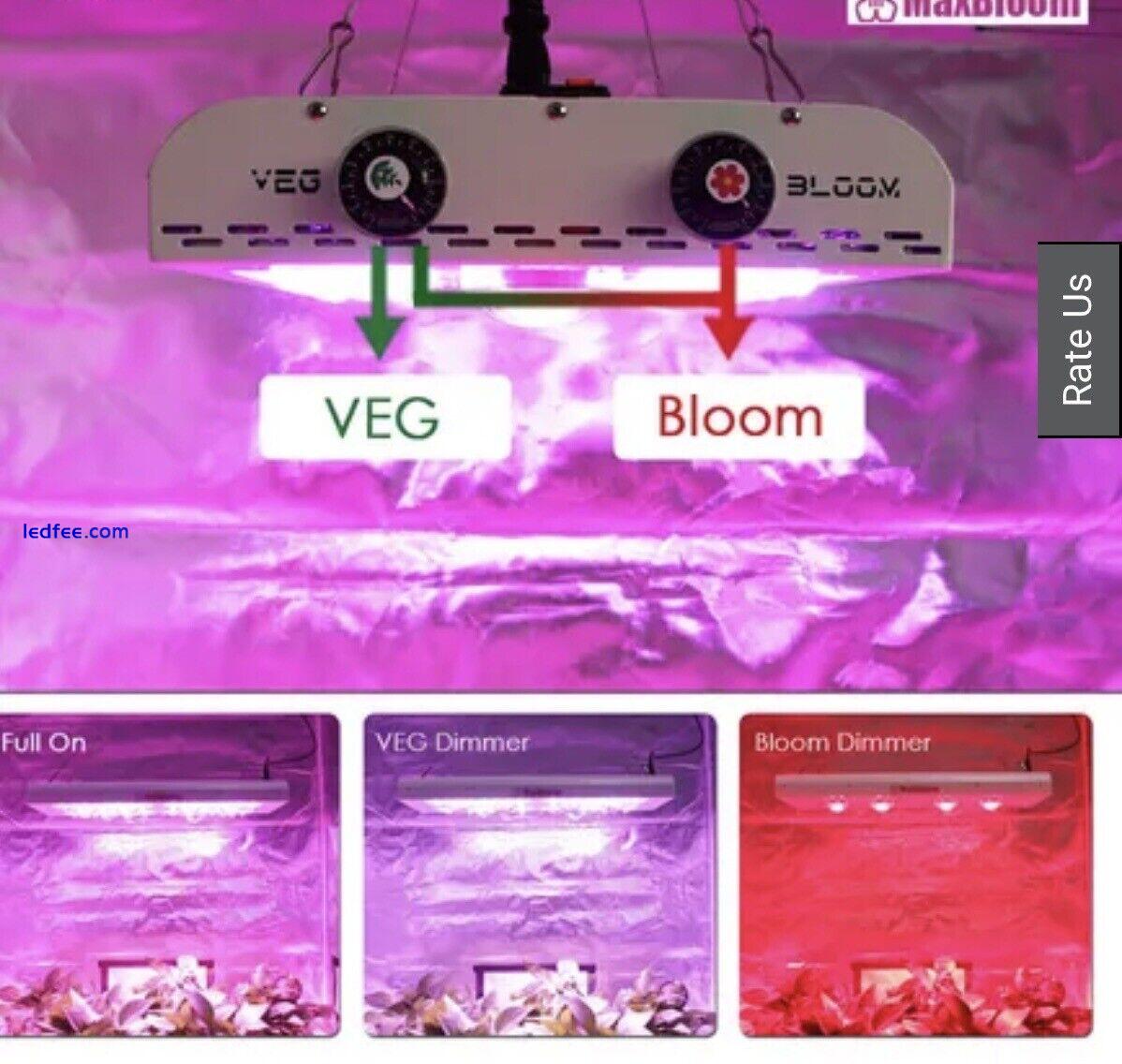 Maxbloom X8 Plus 800w led Cree Cob Grow Light 12-Brand Full Spectrum Veg Bloom 0 