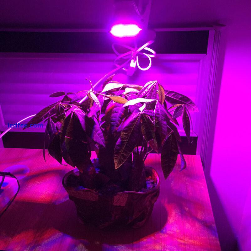 40 led Full Spectrum plant grow light lamp Flexible Desk Clip for Indoor Garden 0 